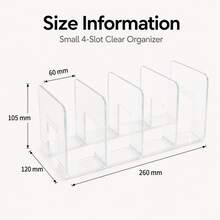 4-Slot Acrylic Book Ends Storage Rack - Portable, Fashionable Pink Desktop Organizer For Holding Books And Cartoon Stickers, Extra Thick And Durable - Ideal For Students - Sets - View 2