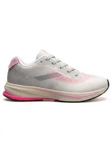 Tenis Esportivo Feminino Adulto Confortavel Levinho Bem Macio Resistente Antiderrapante - Branco/Rosa - Visão 4