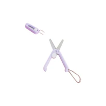 1-10pcs Morlandi Mini Foldable Scissors With Keychain, Retractable, Rounded Edges, Stainless Steel, Soft Colors, Suitable For Two-Handed Use, Ideal For DIY, Crafts, Travel, Convenient Carry-On, For School, Home, Scrapbooking And Fan Events - Folding Scissors - View 17
