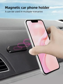 升級版鋁合金磁吸車用手機支架－儀表板與擋風玻璃磁吸式安裝，提供穩定的導航支撐 - 彩色 - 查看 3