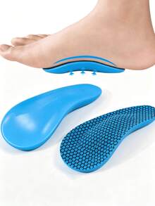 1 Pair Travel & Home Arch Support Sports Insoles - New Blue - View 1