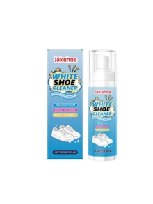 jakehoe 白色鞋子清潔劑,溫和清潔鞋面污垢,方便易用,有效去除灰塵與污漬,解決鞋邊發黃問題,溫和不傷鞋,輕鬆深層清潔,恢復鞋子原有的亮白質感 - 液體 - 查看 10