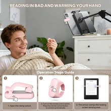 Remote Page Turner Ring For Kindle Paperwhite/Scribe/Oasis, Wireless RF Remote Clicker, Compatible With IPhone, Android Tablets, E-Readers, Camera Shutter And Video Trigger - Multicolor - View 2