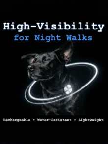 Pet Glowing Light, LED Collar Clip Light, Waterproof Rechargeable Safety Light, Suitable For Running, Camping, Daily Walks, Morning Outdoor Activities, Chest Harness, Night Pet Safety Accessory, USB Rechargeable Battery - A - View 9