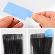 Plastic Razor Blade Scraper Set With Replacement Blades & Double-Sided Adhesive Tape - Wig Glue & Hair Extension Tape Remover Tool Kit, Halloween - View 2