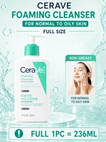 CeraVe Soothing Cleansing Foam Gel, 30/88/236ml, Oil Control & Skin Barrier Repair, Gentle Daily Cleanser, Suitable For Normal To Oily Skin - CeraVe Salicylic Acid Soothing Cleansing Foaming Gel - View 14