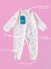 Baby Girls Jumpsuits - 淺粉色 - 查看 2