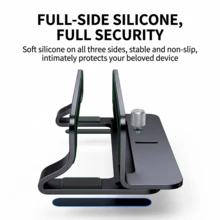 UGREEN The LP258 Laptop Stand Features Adjustable Width, Multi-Sided Silicone Anti-Slip Design, Perforated Ventilation, And A Stable And Durable Aluminum Alloy Construction. It Is Compatible With Apple MacBook, Lenovo, HP, And Other Laptops. - View 6