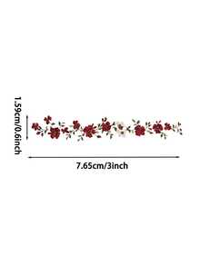 60pcs Floral Planner Border Stickers, Suitable For Laptop, Phone, Luggage, Guitar, Notebook, Water Bottle, Skateboard, Office, School Supplies - Multicolor - View 4