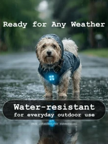 Pet Glowing Light, LED Collar Clip Light, Waterproof Rechargeable Safety Light, Suitable For Running, Camping, Daily Walks, Morning Outdoor Activities, Chest Harness, Night Pet Safety Accessory, USB Rechargeable Battery - A - View 6