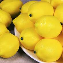 3pcs/Set Artificial Lemon Yellow Lemon Foam Fake Fruit Model, Home Decor, Photography Props And Hotel Display Holiday Essentials - Multicolor - View 7