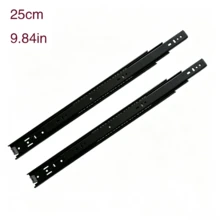 1 Pair Heavy Duty Noiseless Drawer Slides, Full Extension Ball Bearing Side Mount Drawer Tracks, Multi Size 8 10 12 14 16 18 20 Inch For Kitchen Cabinet - A - View 19