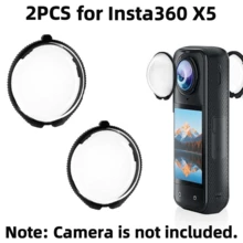 適用於 Insta360 X5 的鏡頭保護蓋,塑料材質,適合戶外運動、度假旅行和節日派對,採用優質光學 PC,相機鏡頭配件 | 鏡頭保護 | 安裝方便 | 便攜輕巧 | X5 用戶的理想禮物 - 查看 12