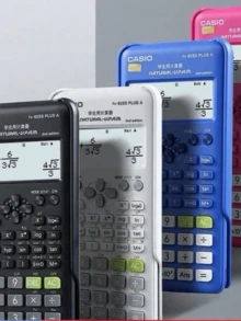 Casio Calculadora para estudiantes, adecuada para estudiantes y trabajadores de oficina - Rosa - Ver 5