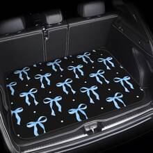 1pc Polka Dot Pink Bow Design Car Trunk Mat - All-Weather Cargo Liner With Fashionable Pink Bow Design, Easy-To-Clean Interior Protection, Suitable For Most Vehicles, Perfect For Valentine's Day, Mother's Day Gifts - Polka Dot Bow - View 10