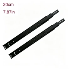 1 Pair Heavy Duty Noiseless Drawer Slides, Full Extension Ball Bearing Side Mount Drawer Tracks, Multi Size 8 10 12 14 16 18 20 Inch For Kitchen Cabinet - A - View 16