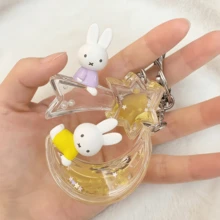 官方授權 Miffy Dreamy 系列盲盒鑰匙圈，可愛風迷你兔子角色設計，迷你收藏吊飾，高品質 PVC 精緻工藝，適用於背包、手提包與鑰匙配件，生日、聖誕、節日送禮首選 - 彩色 - 查看 5