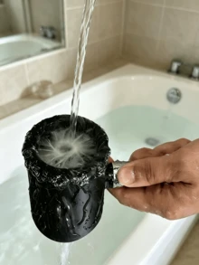 1件裝寵物足部洗澡淋浴杯,可深層清潔爪間沉積物,連接家用淋浴軟管即可立即使用,快速清洗按摩,遛狗回家無需全身洗澡,呵護寵物腳掌 - 多色 - 查看 7
