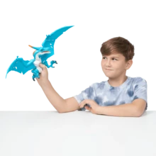 ZURU Robo Alive Dinosaur Series Pterosaur Action Toy - Baby Blue - View 6