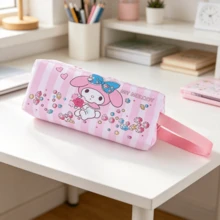 Sanrio Pencil Case Kuromi Cinnamoroll My Melody, Large Capacity Stationery Bag, Handheld Makeup Storage Bag, Handheld Canvas Storage Bag, Storage Bag, Back To School Essential - Multicolor - View 10