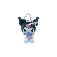 SANRIO 三麗鷗官方 Kuromi 絨毛吊飾/包包掛飾，超柔軟蓬鬆，美化您的包包，理想的包包配件禮物，適合粉絲玩樂、房間裝飾與展示，亦可用作可愛背包與書本配件 - 彩色 - 查看 12