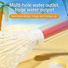 Pull-Out Fireworks Water Gun, Multi-Hole Water Spray Toy Gun, Extra Large Capacity Water Cannon Beach Water Fight Toy, Birthday Gift - Multicolor - View 5