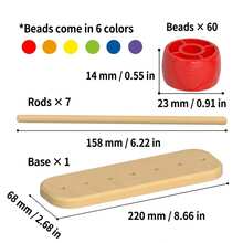 Color Matching Stacking Puzzle Game, Color Stacking Challenge, Educational Family Board Game, Quick Pattern Challenge, Two-Player Board Game Set, Early Education Color Sorting Toy, Screenless Brain Puzzle Toy, Kindergarten Learning Aid - 彩色 - 查看 2