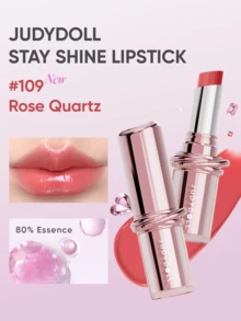 JUDYDOLL STAY SHINE 亮澤唇膏 水感精華唇釉 PDRN 不沾杯彩妝 - 109 Rose Quartz - 查看 1