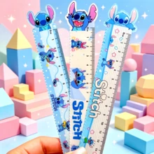 1件 15cm 卡通壓克力尺，適合小學生，附波浪線測量與繪圖文具，適合返校學生派對、教室獎勵與節日禮物，返校季 - A - 查看 1