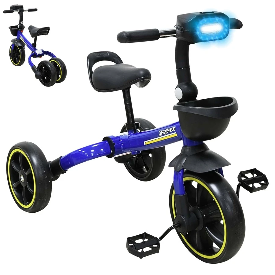 Joykoo Evolutionary Tricycle For Children 360 Rotating Seat With Light And Sound - Blue - View 1
