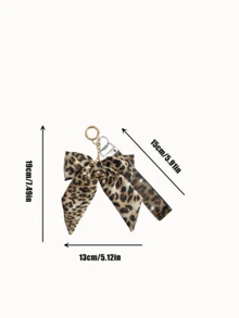 1 buah Gantungan Kunci Motif Leopard dengan Pita dan Berlian Imitasi, Motif Leopard Berkilau Dua Sisi, Cincin Terbuka dan Gesper Pegas, Liontin Ringan yang Menarik Perhatian, Untuk Dompet, Ransel, Tas Jinjing, Tas Tangan, Tarikan Resleting, Kaca Spion Mobil, Untuk Wanita, Anak Perempuan, Remaja, Pecinta Mode, Hadiah Ulang Tahun, Dekorasi Pesta, Aksesori Sehari-hari - MultiWarna - View 9