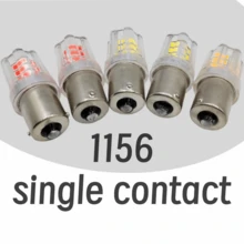 升級版高亮度 LED 前大燈 1156 1157，適用於汽車、卡車、露營車及其他多種場景，紅/琥珀/白色可選，2入/包 - 1157 - 查看 12