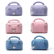 Care Bears Plush Makeup Bag With Handle, Portable Travel Toiletry Organizer Bag For Girls, Gift - Multicolor - View 5