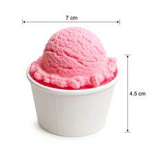 Large-Sized Simulated Paper Cup Ice Cream Model. Adopting Rigid PU Material, It Is High Temperature Resistant, Hard To Damage And Available For Long-Term Use. Suitable For Counter Display In Dessert Shops And Ice Cream Parlors, It Can Attract Customers And Effectively Increase Conversion Rate. - Paper Cup Ice Cream Ball Model - View 9