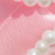 Pink Beaded Bow