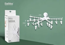 Fixed Clothes Drying Racks - 白色 - 查看 4