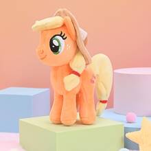 Hasbro Official Mini Plush Pendant - Cute Bag Charm Doll, Perfect Birthday Gift For Girls, 6 Characters Total: Twilight Sparkle, Applejack, Rainbow Dash, Pinkie Pie, Rarity, Fluttershy - Multicolor - View 13