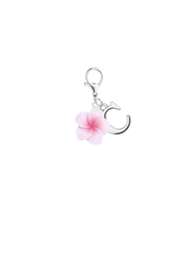 逼真雞蛋花櫻花字母鑰匙圈，花朵字母 A-Z 包包吊飾，可愛花卉字母鑰匙環，適合女性、女孩和青少年。個性化姓名首字母鑰匙圈，可用於背包、錢包、手提包、車鑰匙和拉鍊裝飾。時尚字母組合鑰匙圈，適合日常使用、旅行、學校、海灘、派對和婚禮。生日、情人節、伴娘禮物、母親節、聖誕節、畢業典禮和節日派對的理想禮物。 - 彩色 - 查看 18