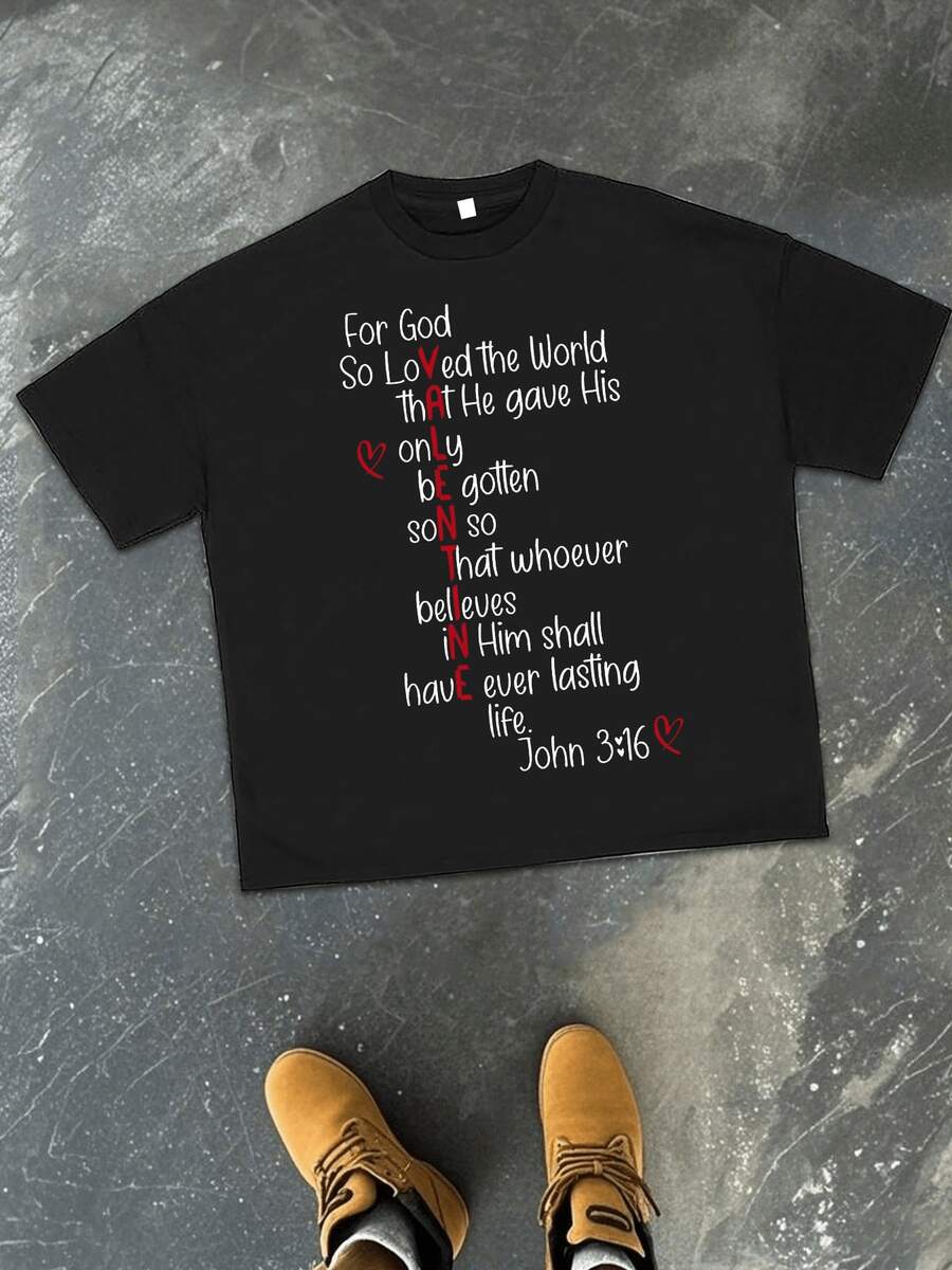 ART OF GOD ON DISPLAY, Custom Graphic Tees For Men - Men's Tees. Casual And Stylish Summer Short-Sleeve Tees Made Of 100% Cotton - 黑色 3 - 查看 1