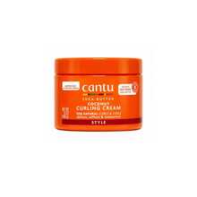 Cantu - Shea Butter For Natural Hair Coconut Curling Cream (340g)|Defines Softens & Moisturizes Curls Coils Waves, Sulfate Paraben Silicone Free, Curly Hair Styling Cream - 正裝 - 查看 2