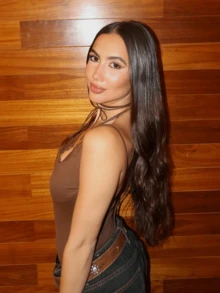 2026春夏女款優雅棕色蕾絲連身衣，時尚休閒度假婚禮海灘派對出遊優雅女士連身衣 - 紅色 - 查看 7