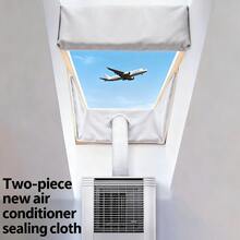 Air Conditioner Window Sealing Kit (Suitable For Tilt Windows) Hot Air Deflector, 2-Piece Suitable For Portable Air Conditioner Roof Window Air Conditioner Sealing Strip, Used To Fix To Rotating Windows, Window Sealing Strip Air Conditioner Kit - Portable Window Air Conditioner Installation Designed Specifically For Slanted Or Tilted Windows - Multicolor - View 3