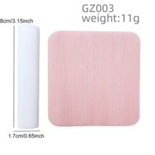 Set Rol Tanah Liat Bertekstur - Rol Embossing Plastik dengan Pola Garis, Anyaman & Berlian, Cocok untuk Tanah Liat Polimer, Keramik, Gerabah, Patung, Pembuatan Perhiasan | Alat Tekstur Tanah Liat DIY untuk Anting, Liontin & Kerajinan Tangan - Seri Roller - View 12