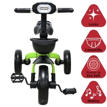 Joykoo Evolutionary Tricycle For Children 360 Rotating Seat With Light And Sound - 綠色 - 查看 3