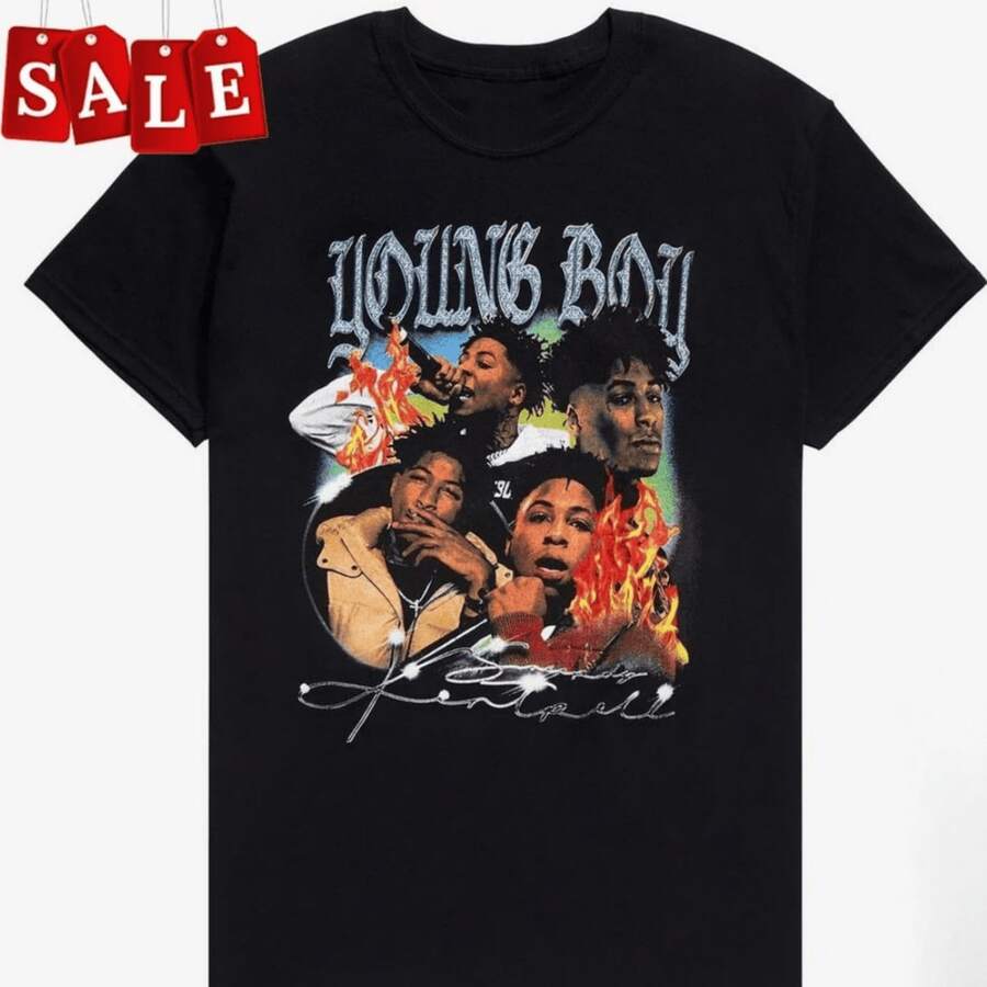 2026 New Youngboy Never Broke Again Gift For Fans Unisex S-5XL Shirt - Back 7 - View 1