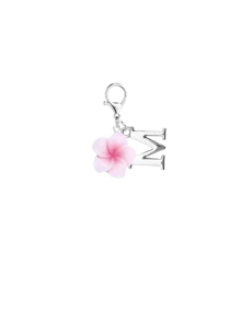 逼真雞蛋花櫻花字母鑰匙圈，花朵字母 A-Z 包包吊飾，可愛花卉字母鑰匙環，適合女性、女孩和青少年。個性化姓名首字母鑰匙圈，可用於背包、錢包、手提包、車鑰匙和拉鍊裝飾。時尚字母組合鑰匙圈，適合日常使用、旅行、學校、海灘、派對和婚禮。生日、情人節、伴娘禮物、母親節、聖誕節、畢業典禮和節日派對的理想禮物。 - 彩色 - 查看 16