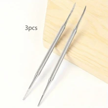 1件雙頭式內嵌趾甲挑起器，內向生長趾甲挑起工具，趾甲清潔工具，修腳工具，美甲護理產品。適合作為萬聖節和聖誕節禮物。 - 彩色 - 查看 11