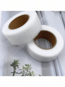 1pc-Inlay Adhesive Lining DIY Double-Sided Tape, Webbed Hot Melt Double-Sided Adhesive Non-Woven Lining Clothing Accessory, Back To School Season - Sets - View 9