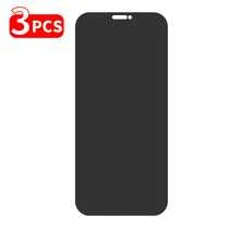 3 buah Pelindung Layar Kaca Tempered Privasi, Anti-Intip, Anti-Gores, Tahan Aus, Kompatibel dengan Casing Ponsel, Tahan Guncangan, Tahan Ledakan, Tahan Minyak dan Lapisan Tahan Gores - 3 buah - View 10