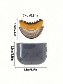 3件/2件組面部按摩套組 - 淋巴輪廓面部刷、不鏽鋼心形刮痧工具、乾式面部刷、臉部、下巴和下顎線淋巴排毒按摩器、不鏽鋼刮痧工具面部按摩刮痧刮板 - 彩色 - 查看 9